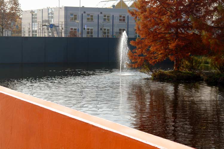 Land Art in Ede, a site specific environmental sculpture in Ede Holland - the sculpture and environments of Lucien den Arend - ordered by the city of Ede