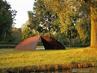 Sterrenburg Park, Dordrecht (dordt) Holland public sculpture and the site specific sculptures by Lucien den Arend - his site specific sculptures ordered by the city of Dordrecht (dordt)