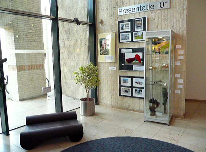 Exhibition Papendrecht (gemeentehuis) sculptures by the sculptor Lucien den Arend..