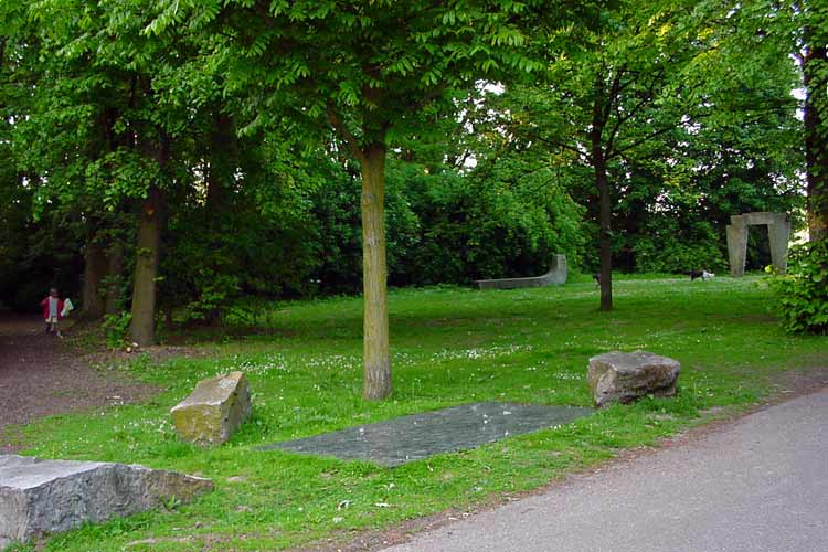OPAM Sculpture Park monument in cooperation with Jan Eijkelboom.