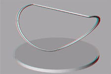 A sculpture for a traffic circle in El Paso, Texas - stainless steel sculpture for a roundabout.