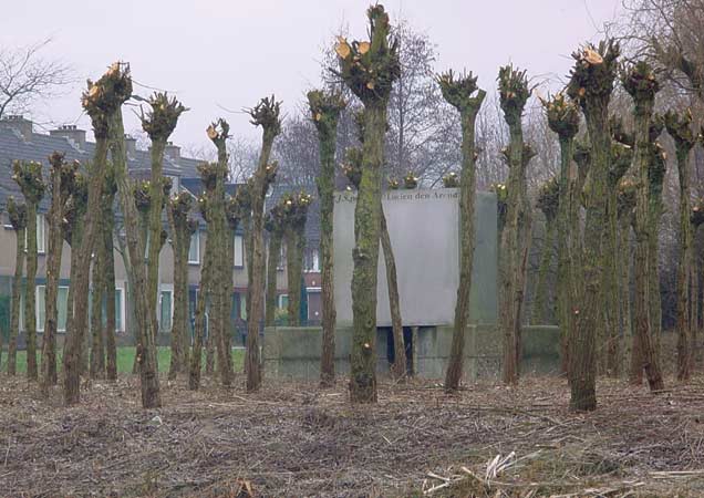 environmental sculptures of Lucien den Arend - his site specific sculpture ordered by the city of Barendrecht