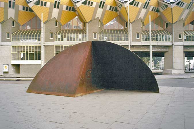 Beelden rond het H.I.C. Rotterdam, Blaak 1980 - 2000 - 2010 exhibitions - the life and work of sculptor Lucien den Arend