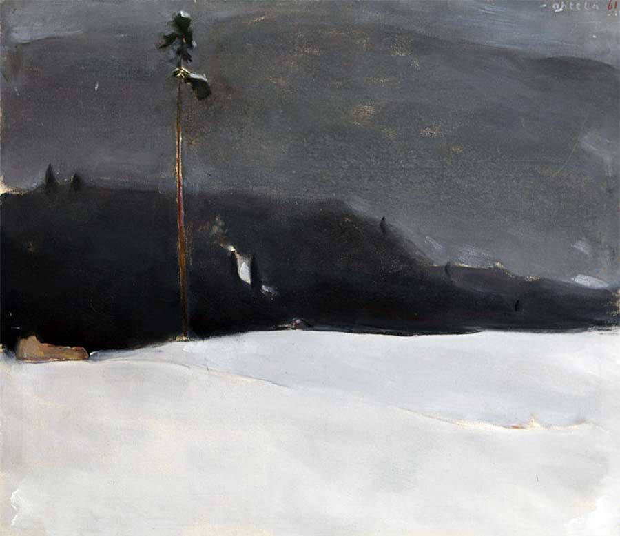 H. Ahtela (Einar Reuter) Finnish painter 1881-1968.