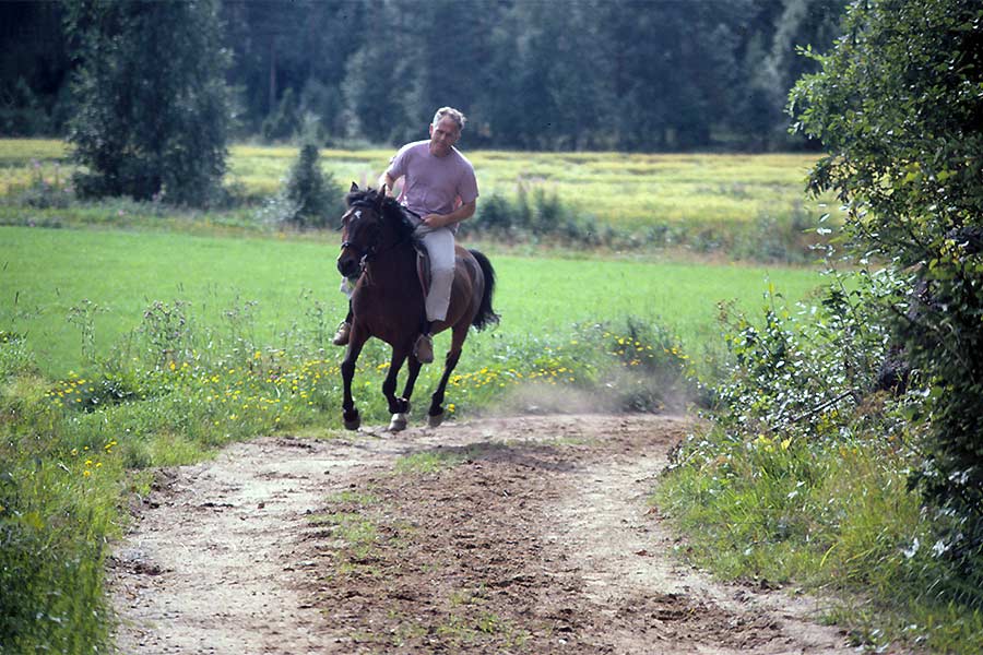 CV Lucien den Arend riding horse Hampu in Ostrobothnia.