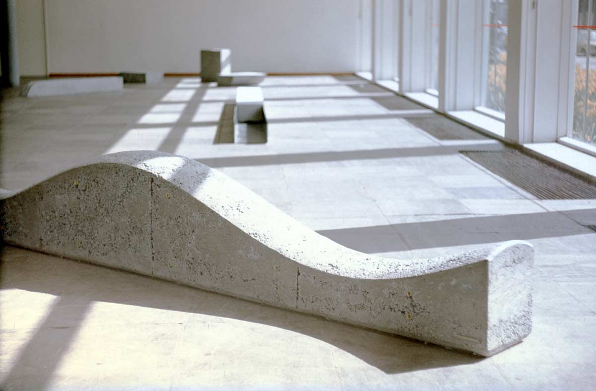 "BETON" - concrete sculptures in the Stedelijk Museum, Amsterdam NL.