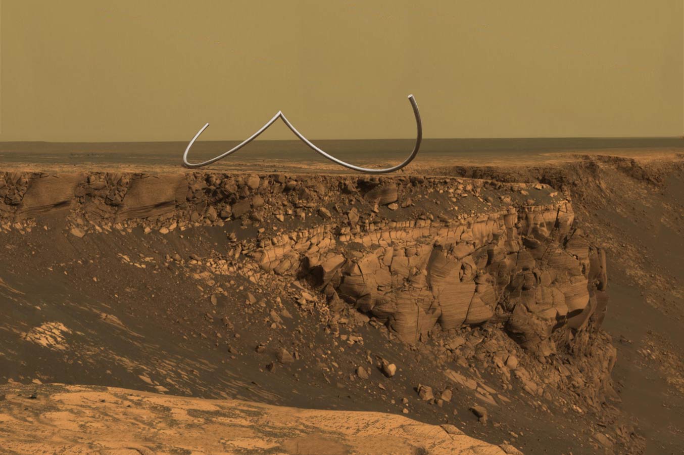 stainless steel sculpture O.A.C. 