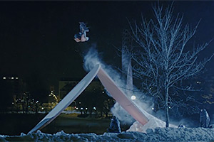 Vaasa sculpture - snowboarding