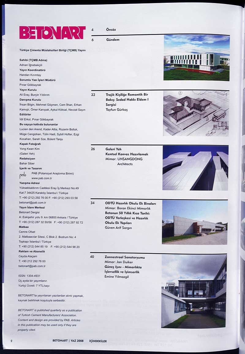 index - BETONART BETONART 19 - Yere Üzgü Sanat, Zeynep Alpay - Concrete and Architecture - PAB (Potansiyel Arastirma Birimi), Istanbul Turkey