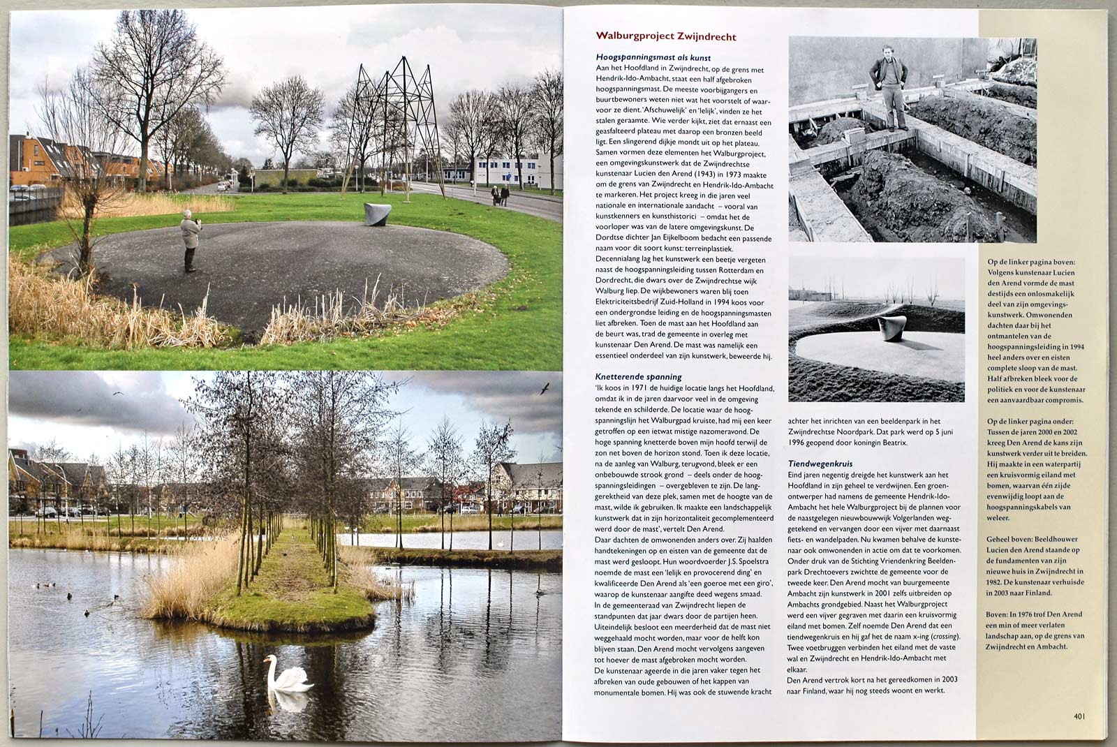Land artin Zwijndrecht and H. I. Ambacht, Holland - published in Toen & Nu, number 17, 2008. (Dutch)