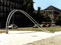 Amsterdam Holland and the sculpture of Lucien den Arend