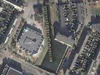 A satellite image of an urban land Art project in Ede Holland.