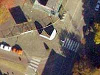 A satellite image of a site specific sculpture in Zwijndrecht, Holland.