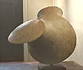 "discontinued continuity" model - plaster of Paris with patina.