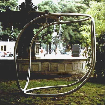 sculptures for public places, site specific, environmental, integrated and free standing bronze, steel, stainless steel, wood, concrete and plastic sculptures