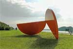 Site-specific sculpture in Papendrecht OPAM Sculpture Park.
