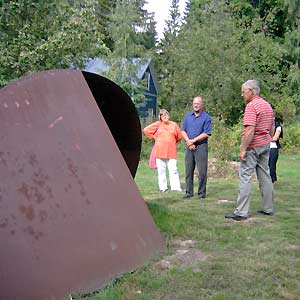 sculpture park of the sculptor in Kangasniemi, Finland