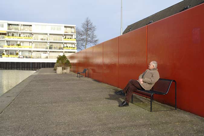 site specific art in Holland and the sculpture and environments by Lucien den Arend - his site specific sculptures and environmental sculptures.
