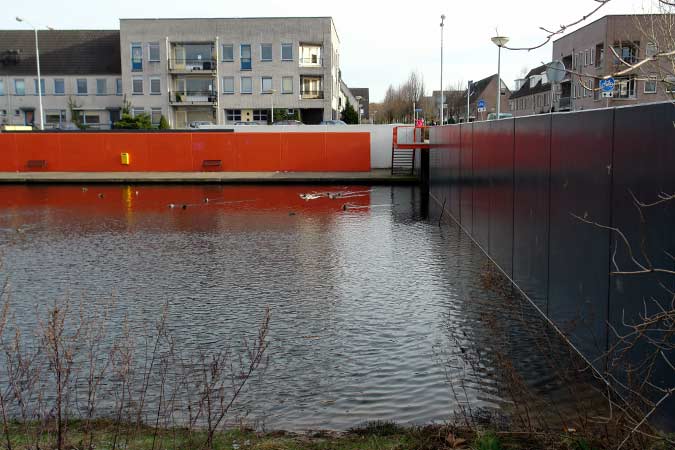 site specific art in Holland and the sculpture and environments by Lucien den Arend - his site specific sculptures and environmental sculptures.