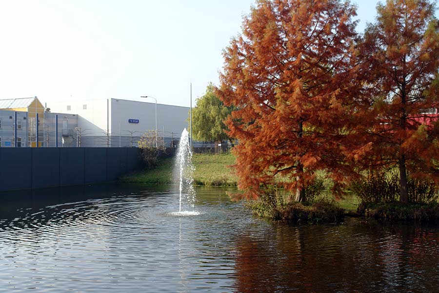 LAND ART - public lecture at zlgevents courtyard - Kuala Lumpur environmental sculpture - urban environment in Ede the Netherlands