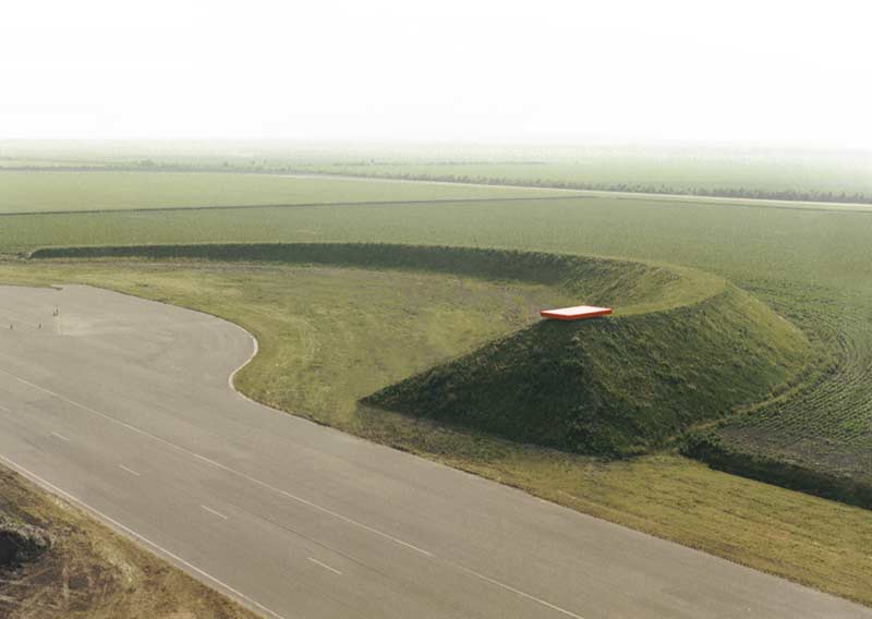 ENVIRONMENTAL SCULPTURE lecture - University of Lapland, Rovaniemi - environmental sculpture - homage to El Lissitzky -  in Lelystad the Netherlands