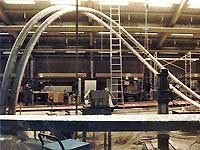 construction stainless steel sculpture - Durrer monument Amsterdam Holland